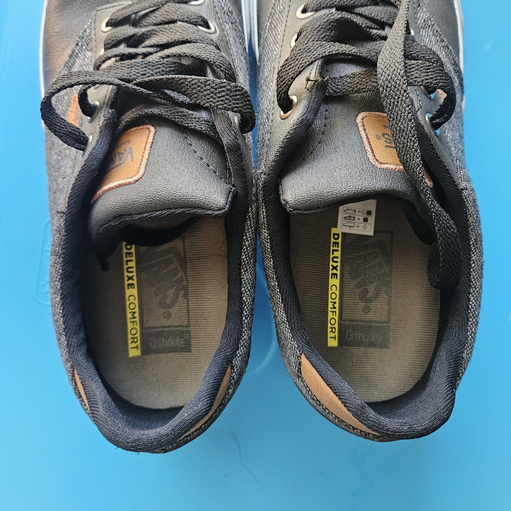 Vans Black and Brown Men's Sneakers - Picture 11 of 13